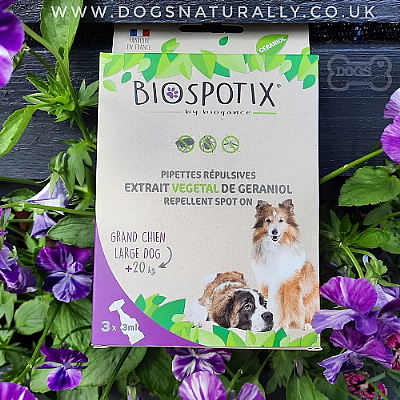 Biospotix Large Breed Natural Spot On Dog Flea Treatment